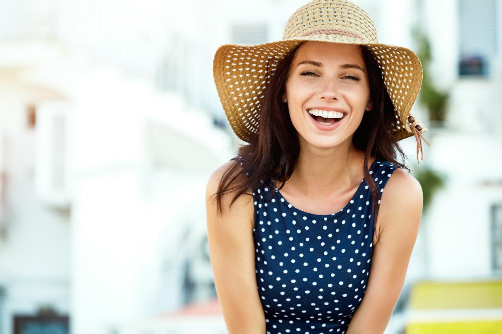 dentist east hills | woman smiling