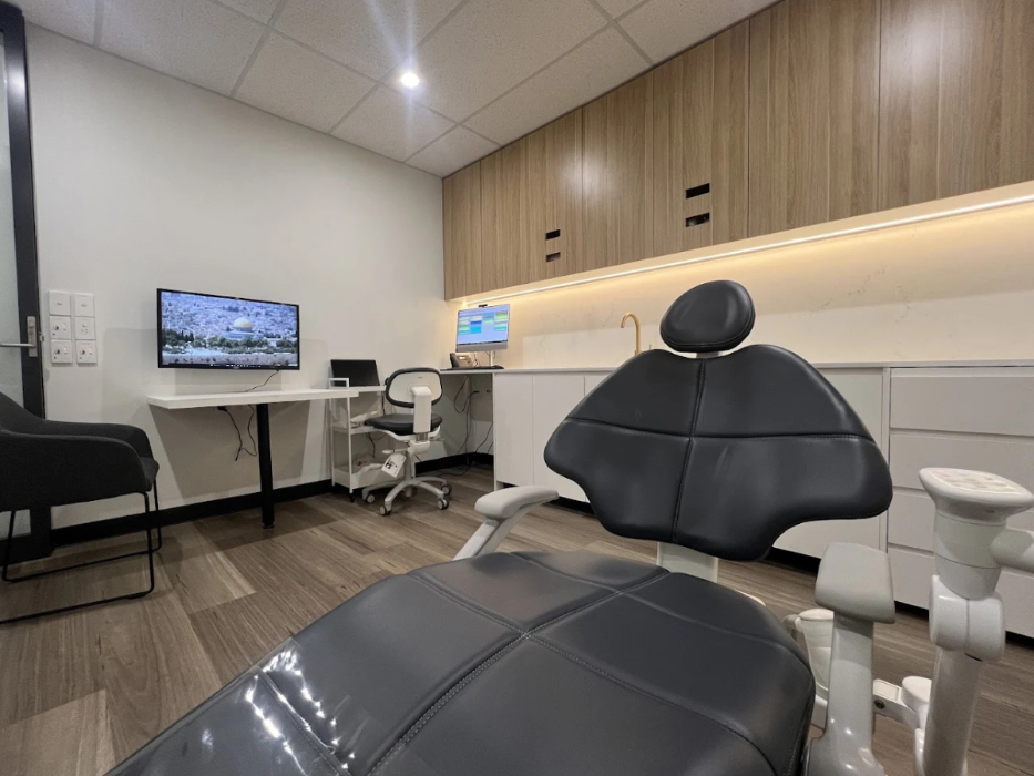 dental exam room at dentist in menai