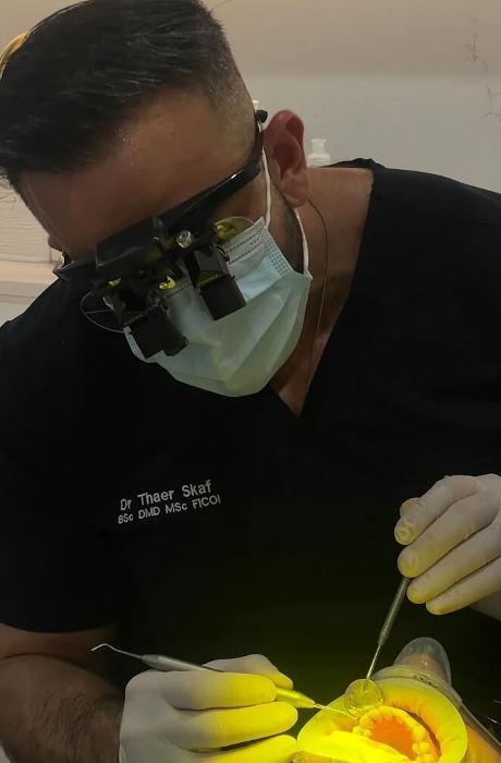 Dr Skaf during a procedure in Mortdale