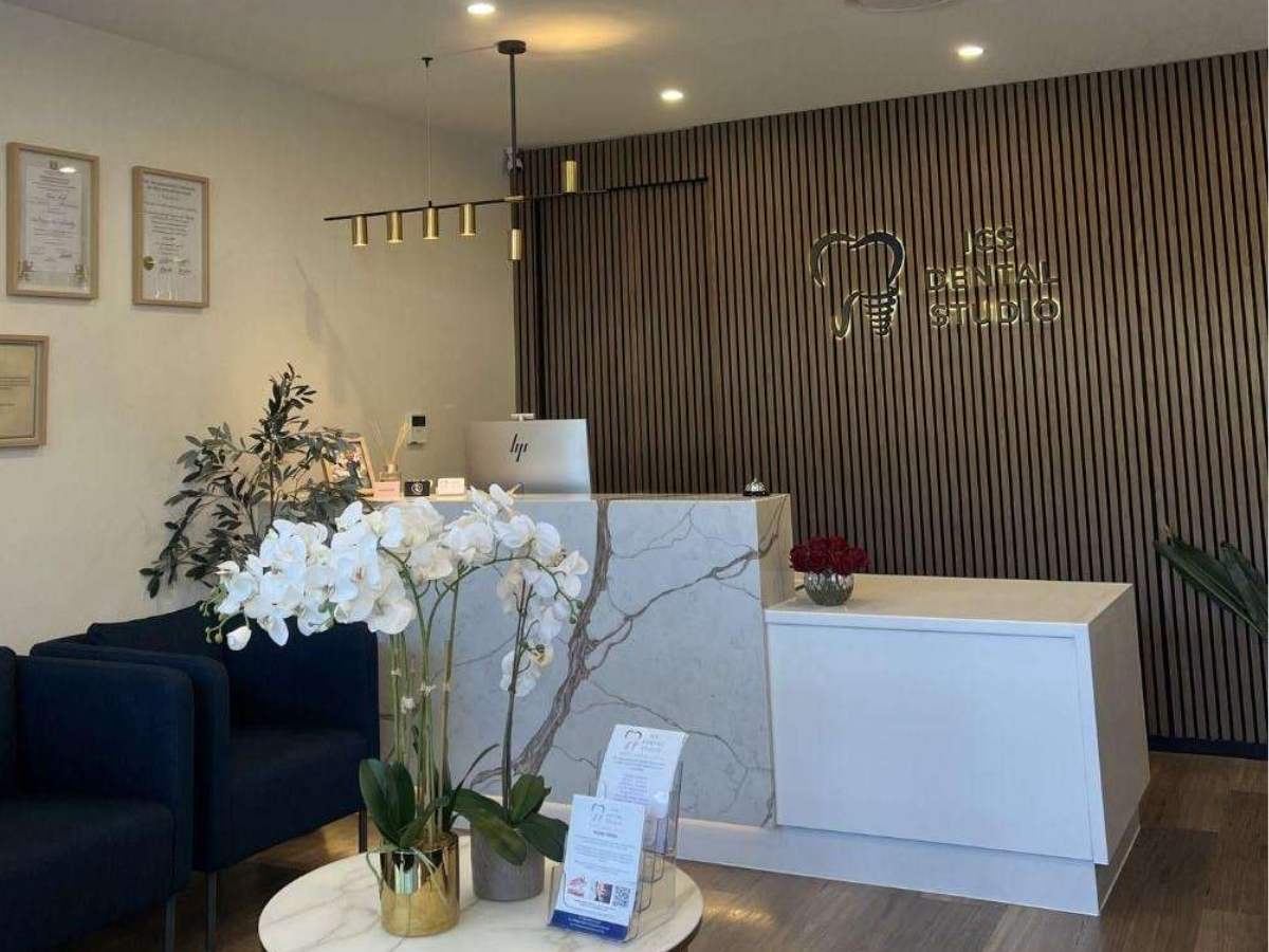 reception area at ICS Dental Studio near Padstow
