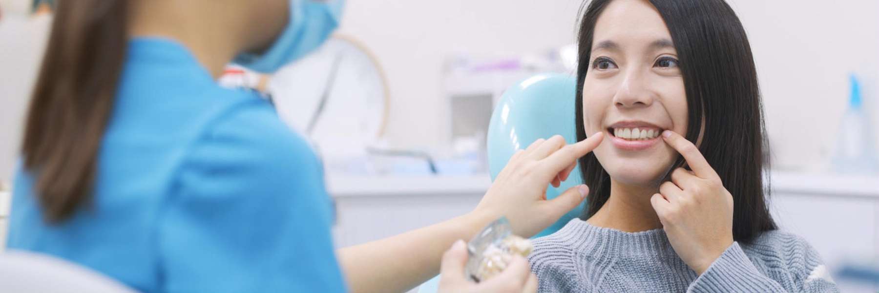 patient discussing facial aesthetic treatments in East Hills