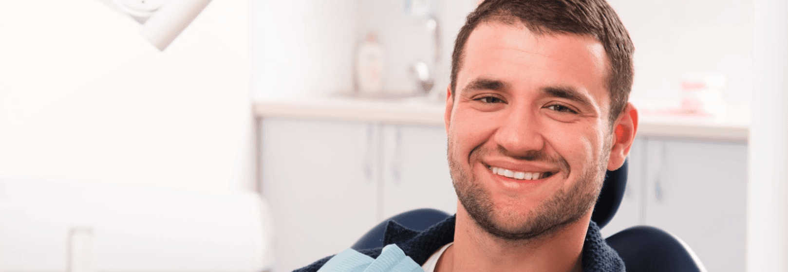 patient at dental checkup in East Hills